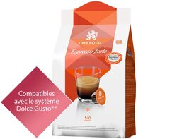 Capsules Café Royal Espresso Forte
*Cette marque est la propriété de tiers qui n’ont aucune relation avec Delica AG.