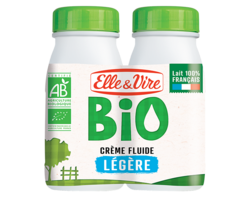 Elle & Vire Bio Crème UHT Fluide légère 