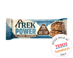TREK Power Millionaire Shortbread Bar 55g