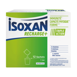 ISOXAN RECHARGE + 12 sachets - goût multifruits