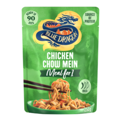 Blue Dragon Chicken Chow Mein Noodles Ready Meal