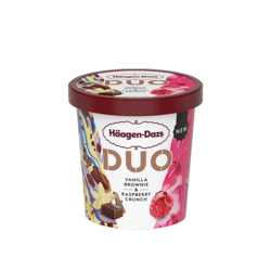 DUO Vanilla Brownie & Raspberry Crunch