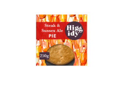 Steak & Sussex Ale Pie 250g