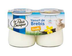 Yaourt de brebis vanille 2x125g