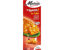 Cake chèvre tomate basilic