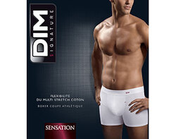 Boxer Coton stretch supérieur