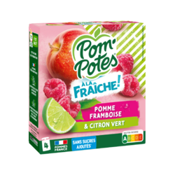 Pomme Framboise Citron Vert 4*90g