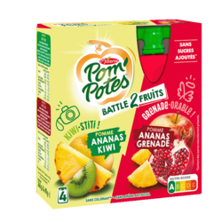 Pomme Ananas Kiwi / Pomme Ananas Grenade 4x90g