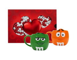 Coffret Amour 400g + Mugs Orange & Vert