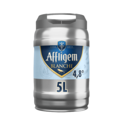 Affligem Blanche bière d'Abbaye Fût 5L 4.8°