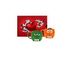 Coffret Amour 400g + Mugs Orange & Vert