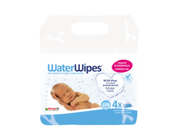 Waterwipes Lingettes Bébé à l'eau 4x60