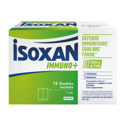 ISOXAN IMMUNO + 14 doubles sachets - goût citron