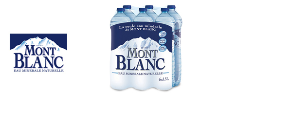 L’eau minérale naturelle Mont Blanc