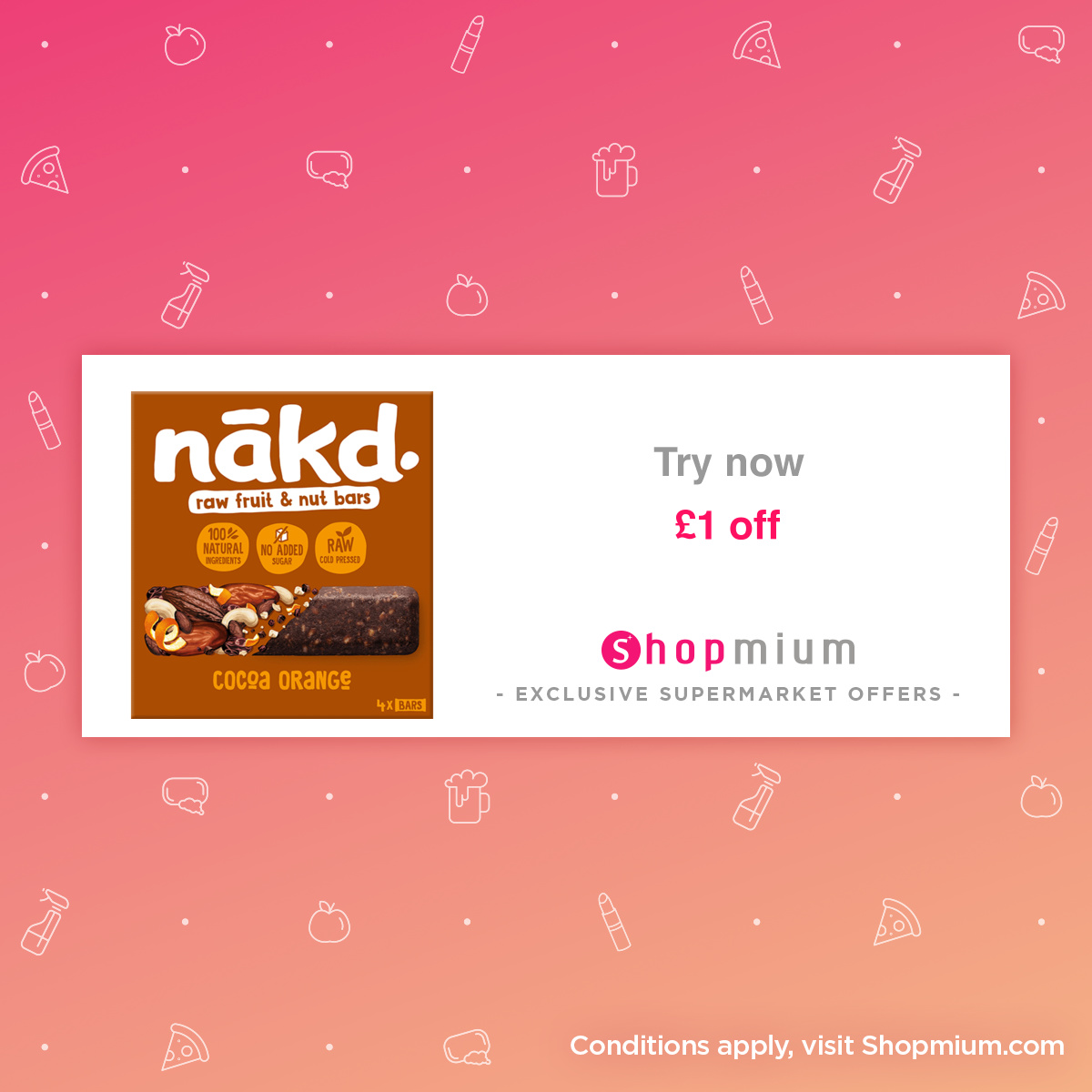 nakd bars waitrose