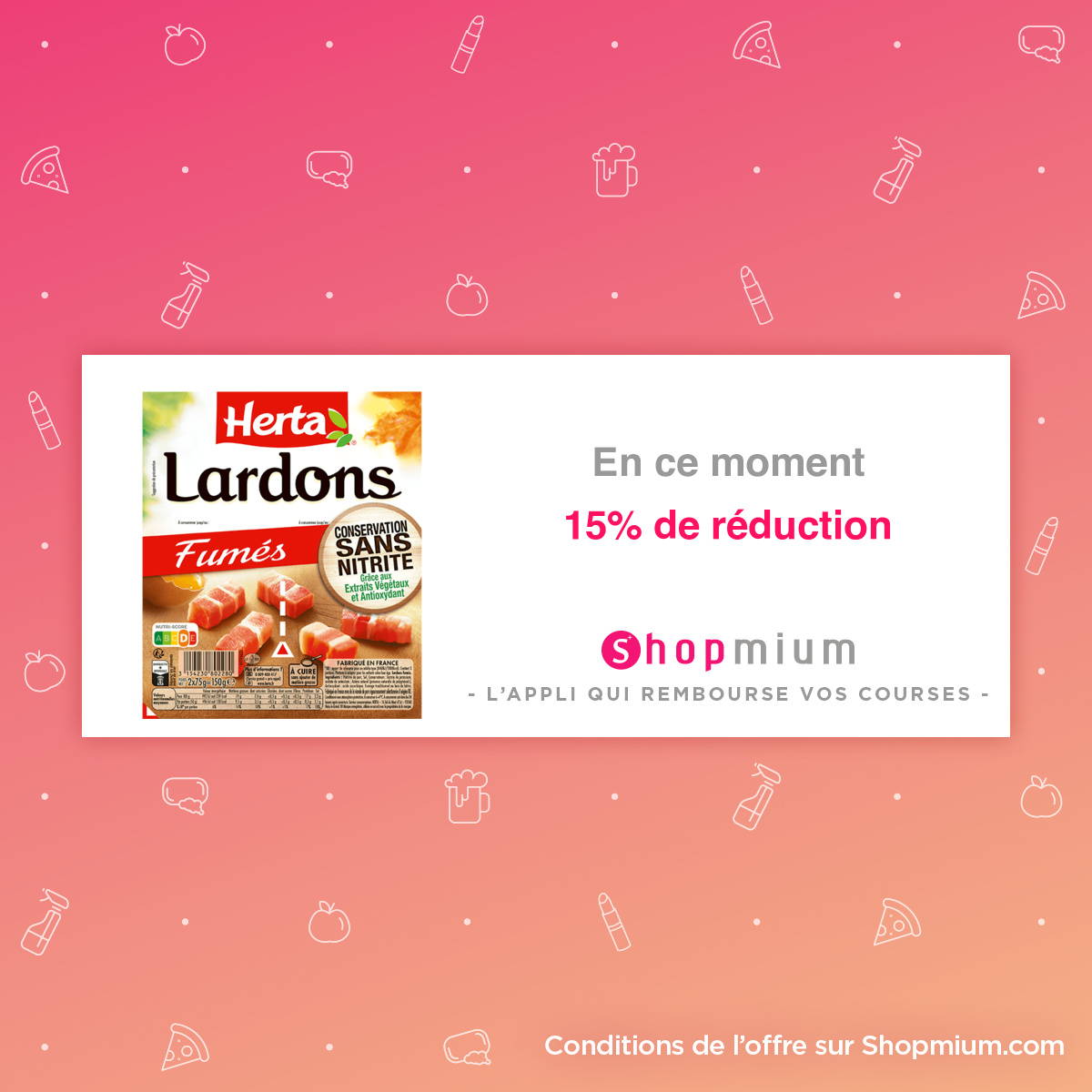 Shopmium Lardons Herta®