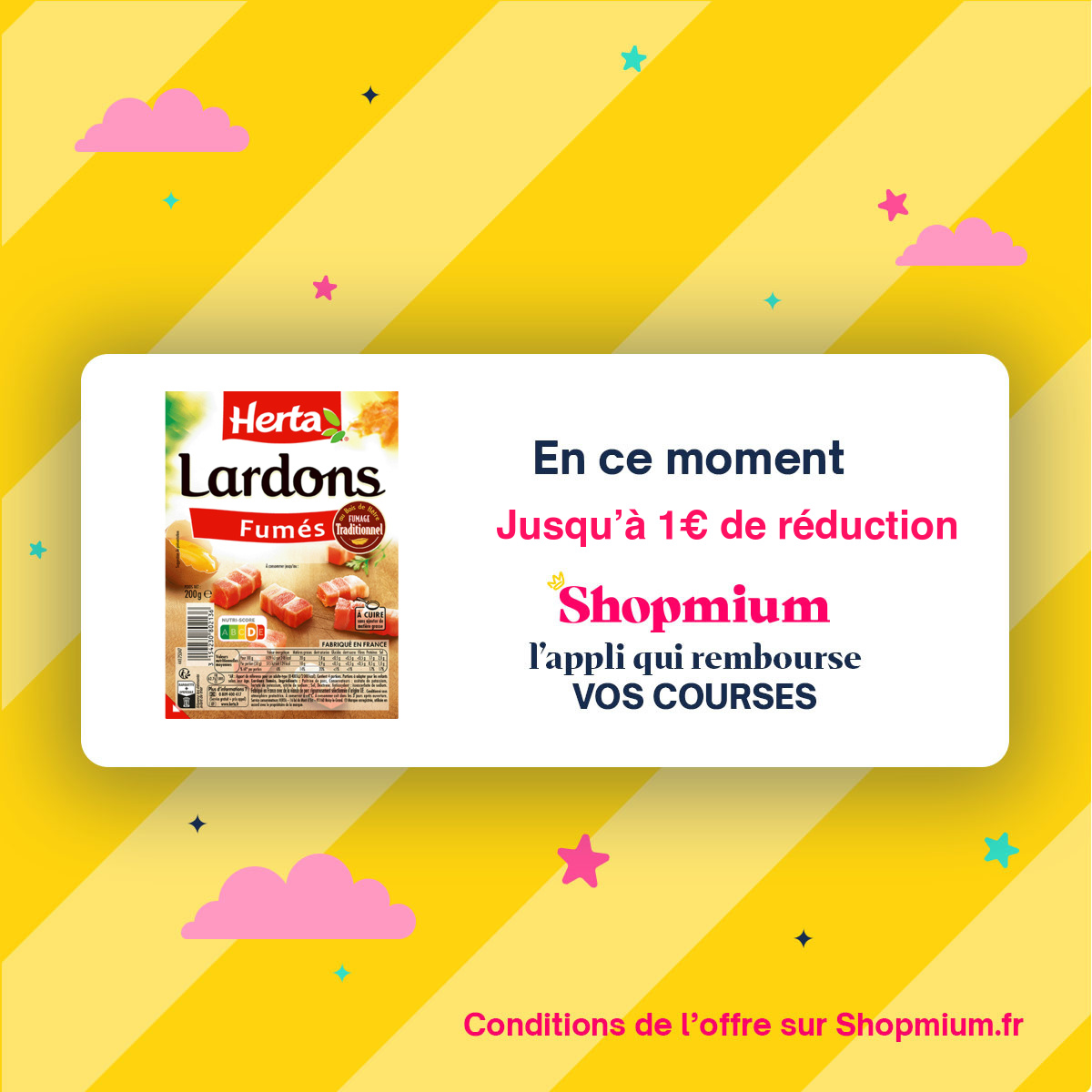 Shopmium Lardons HERTA