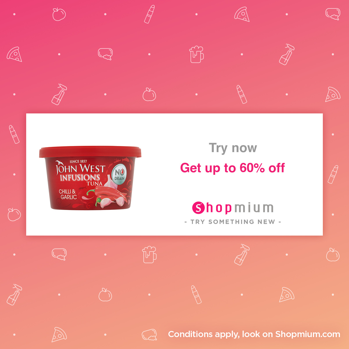 Shopmium John West Infusions