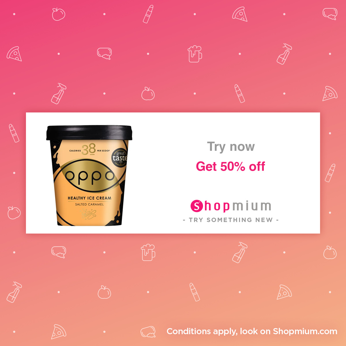 Shopmium Oppo Healthy* Ice Cream
