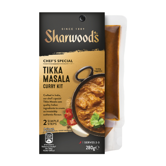 Sharwood's Tikka Masala Indian Curry Sauce Kit 280g 