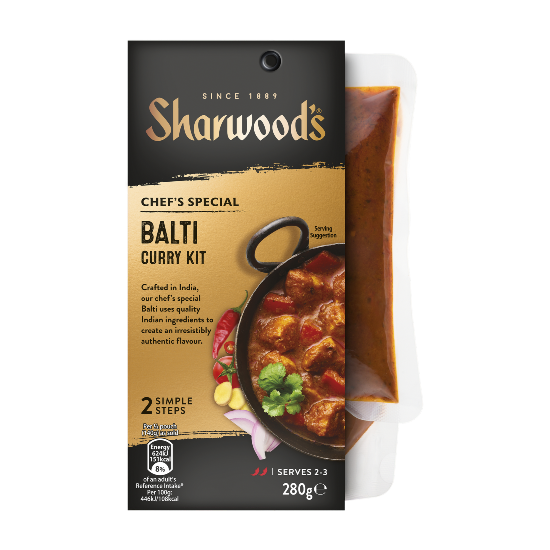 Sharwood's Balti Indian Curry Sauce Kit 280g
