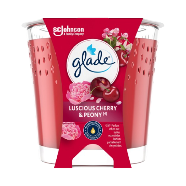 Bougie parfumée petite Pivoine & Cerise 30h