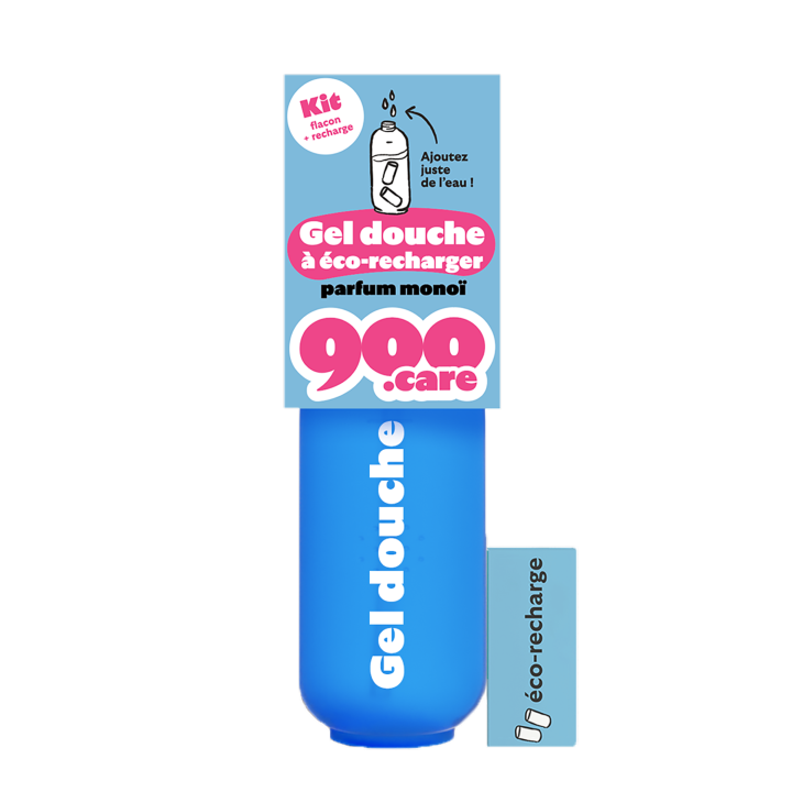 Kit Gel Douche Monoï à éco-recharger