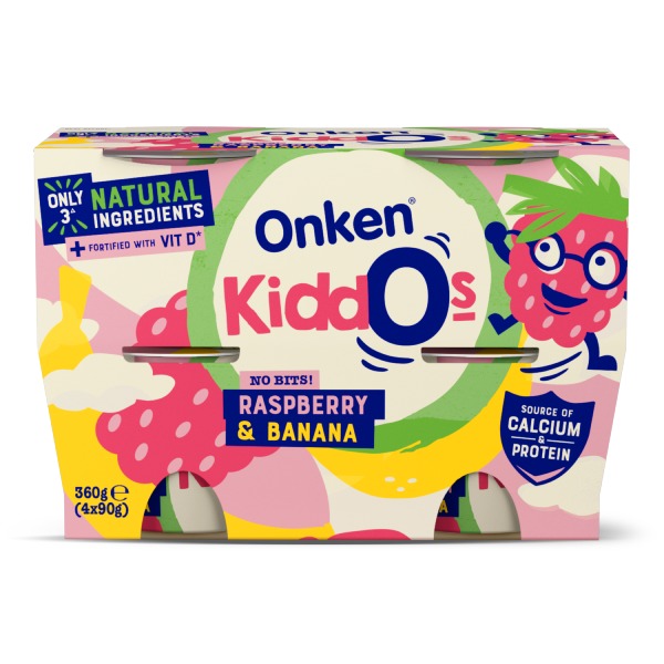 Raspberry & Banana 4x90g