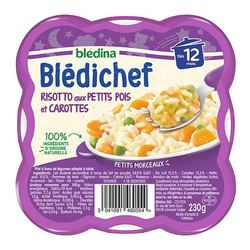 Risotto aux petits pois et carottes