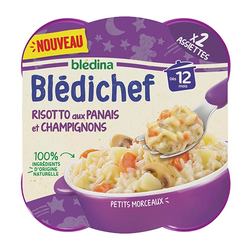 Risotto aux panais et champignons x2