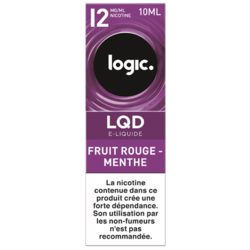 Bouteille e-liquide LQD Fruit Rouge - Menthe 12mg/ml
