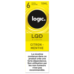 Bouteille e-liquide LQD Citron - Menthe 6mg/ml