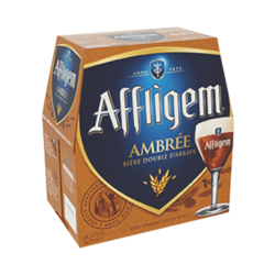 Affligem Ambrée bière d'abbaye 6x25cl 6.7°
