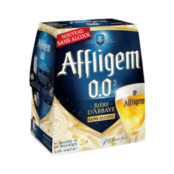 Affligem 0.0 bière abbaye sans alcool 6x25cl