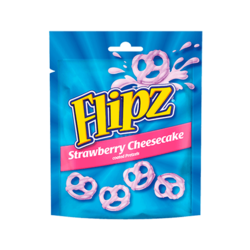 Strawberry Cheesecake Flavour Coated Pretzels 90g