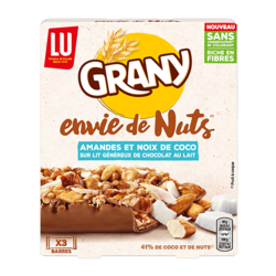 GRANY Envie de Nuts* Noix de Coco x3