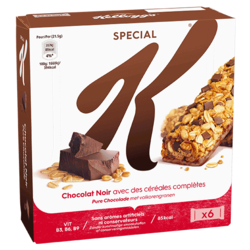 Barres Special K Croustillantes au Chocolat Noir