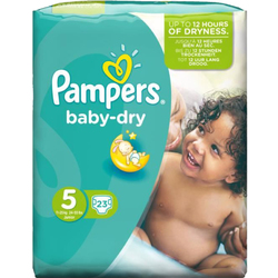 Pampers Baby-Dry, taille 5 (23 couches)