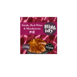 Steak, Mushroom & Red Wine Pie 250g