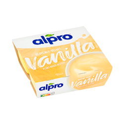 Alpro Dessert heavenly velvet vanille 4x125g