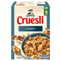 Quaker Cruesli 4 nuts 450g