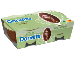 Danette Végétal x2 chocolat - Base Noisette