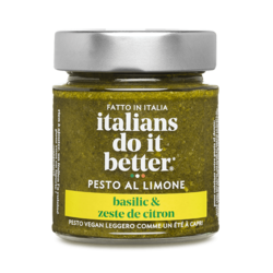 Pesto Limone - Basilic & Zestes de citron 135g
