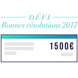 1 chèque de 1500€ à gagner par tirage au sort !