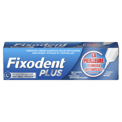 Fixodent Plus Crème fixative Anti particules 40g
