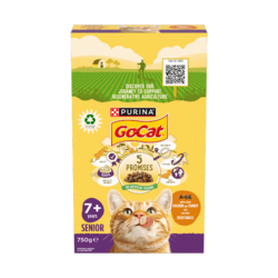 Senior Chicken Dry Cat Food, 750g