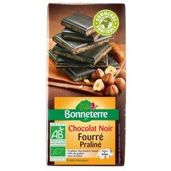 Chocolat Noir Fourré Praliné