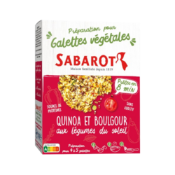 Les préparations pour galettes végétales Sabarot