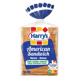 American Sandwich Nature Sans Sucres Ajoutés 550 g