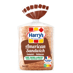 American Sandwich Complet Sans Sucres Ajoutés 600 g